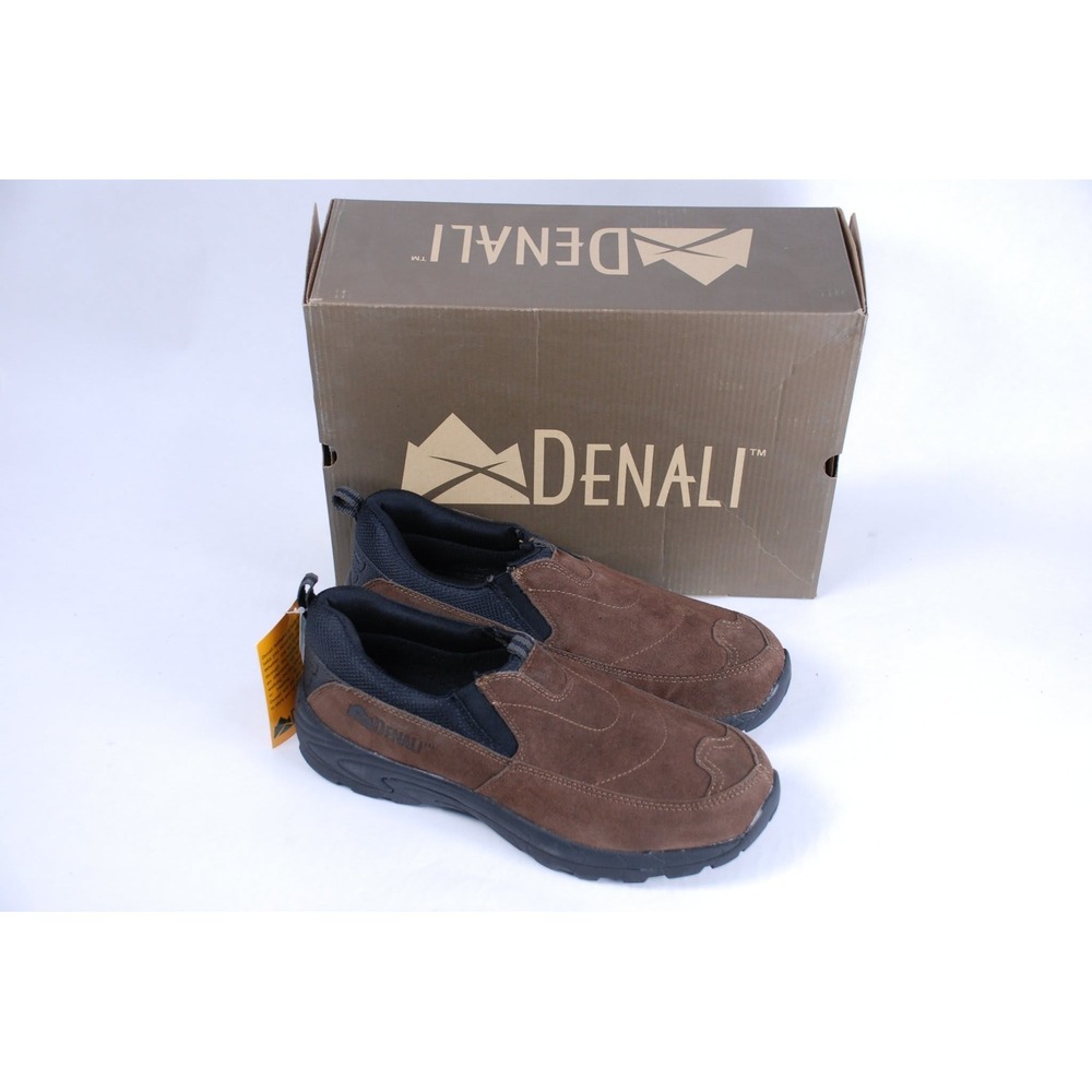 Denali Aleutian Men's Slip-On Shoes Brown Black Size 11 New In Box AD4U200A-2